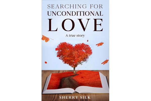 Inksnatcher Portfolio. Cover of Searching for Unconditional Love by Sherry Silk.