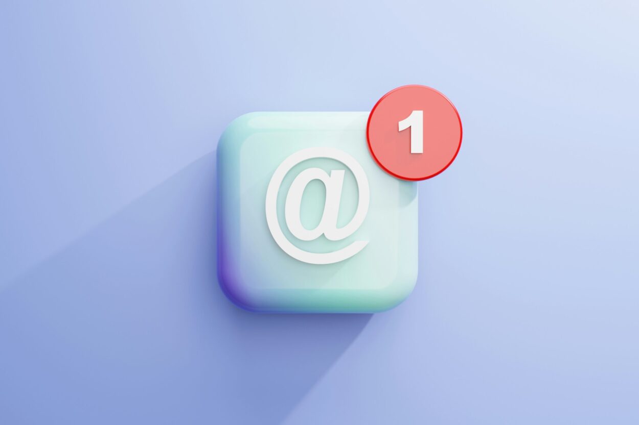 Email @ symbol illustration