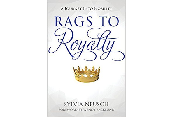 Front cover of Inksnatcher book project Rags to Royalty by Sylvia Neusch