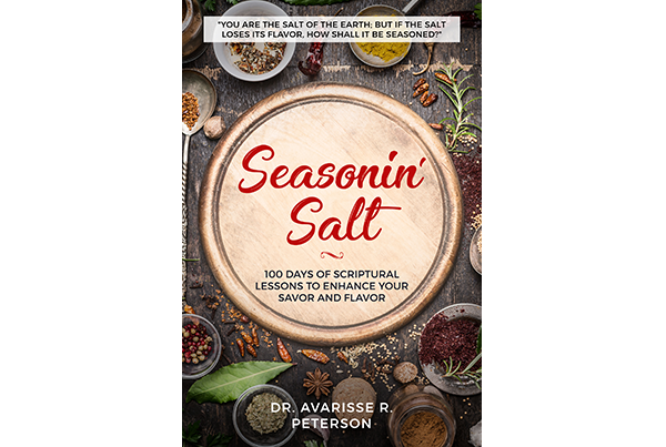 Front cover of Inksnatcher book project Seasonin’ Salt by Dr. Avarisse R. Peterson