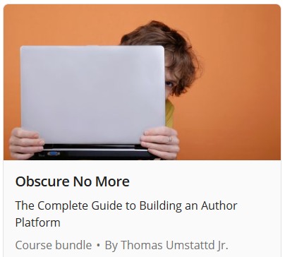 Obscure No More course Building Author Platform