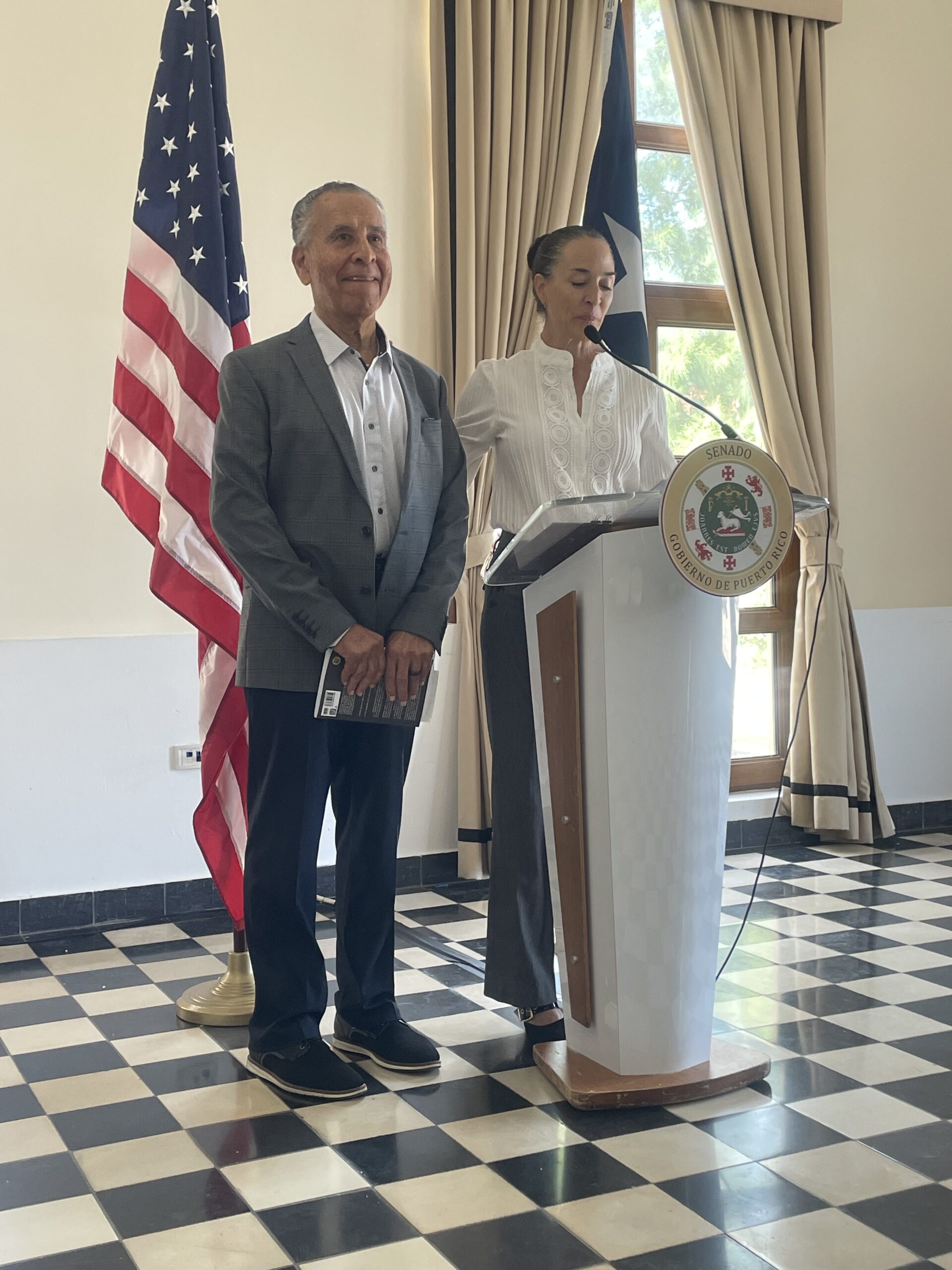 Jacob Lozada at his book signing in Puerto Rico